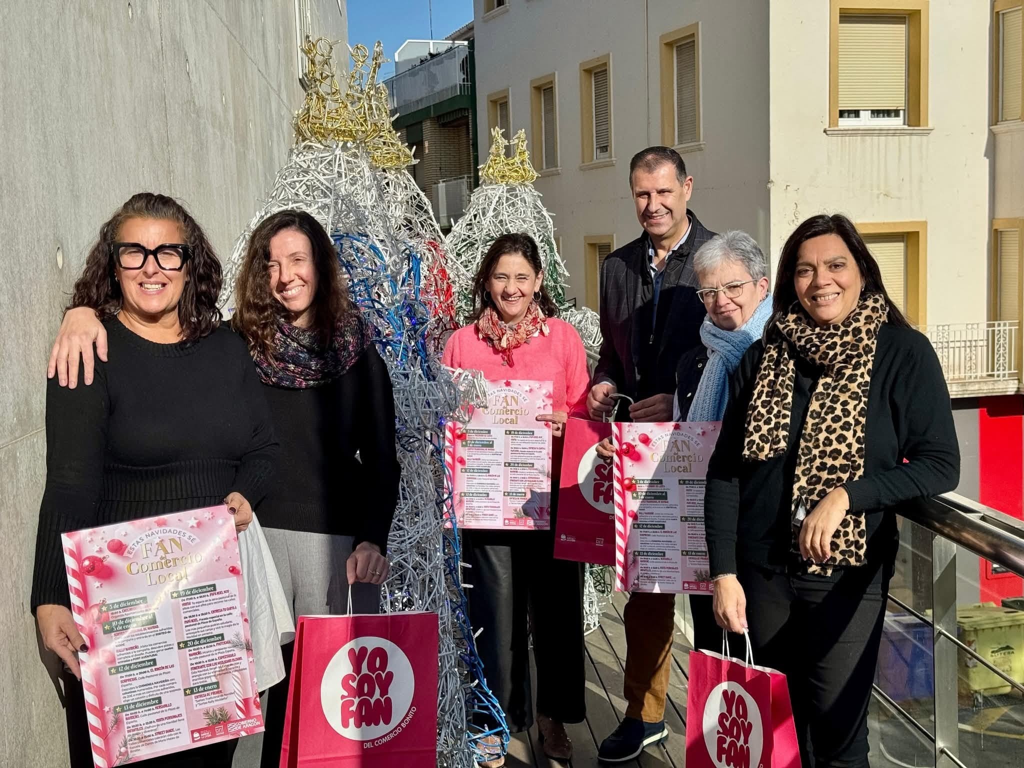 Presentación de la campaña comercial de Navidad en Binéfar