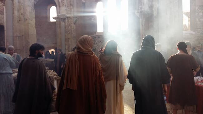 Rodaje en Cartagena de 'Jesús de Nazaret' en el año 2016