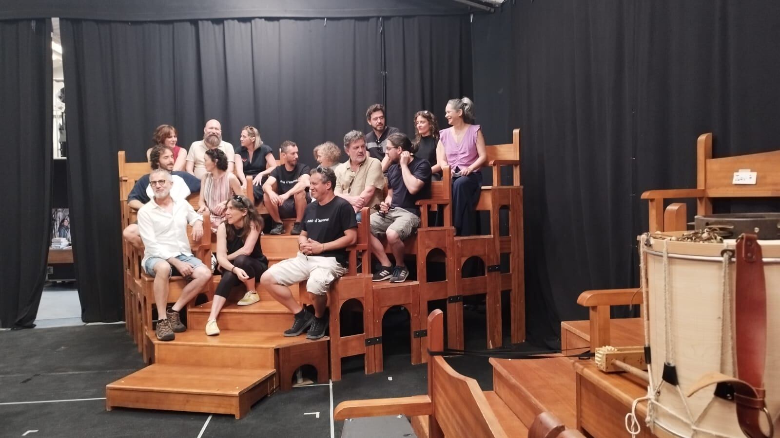 Imágenes de los miembros de la compañía Nao d´amores