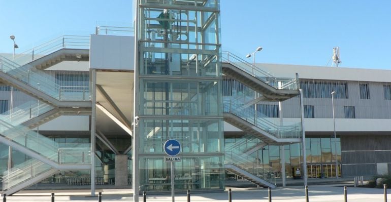 Entrada del Aeropuerto de Ciudad Real.