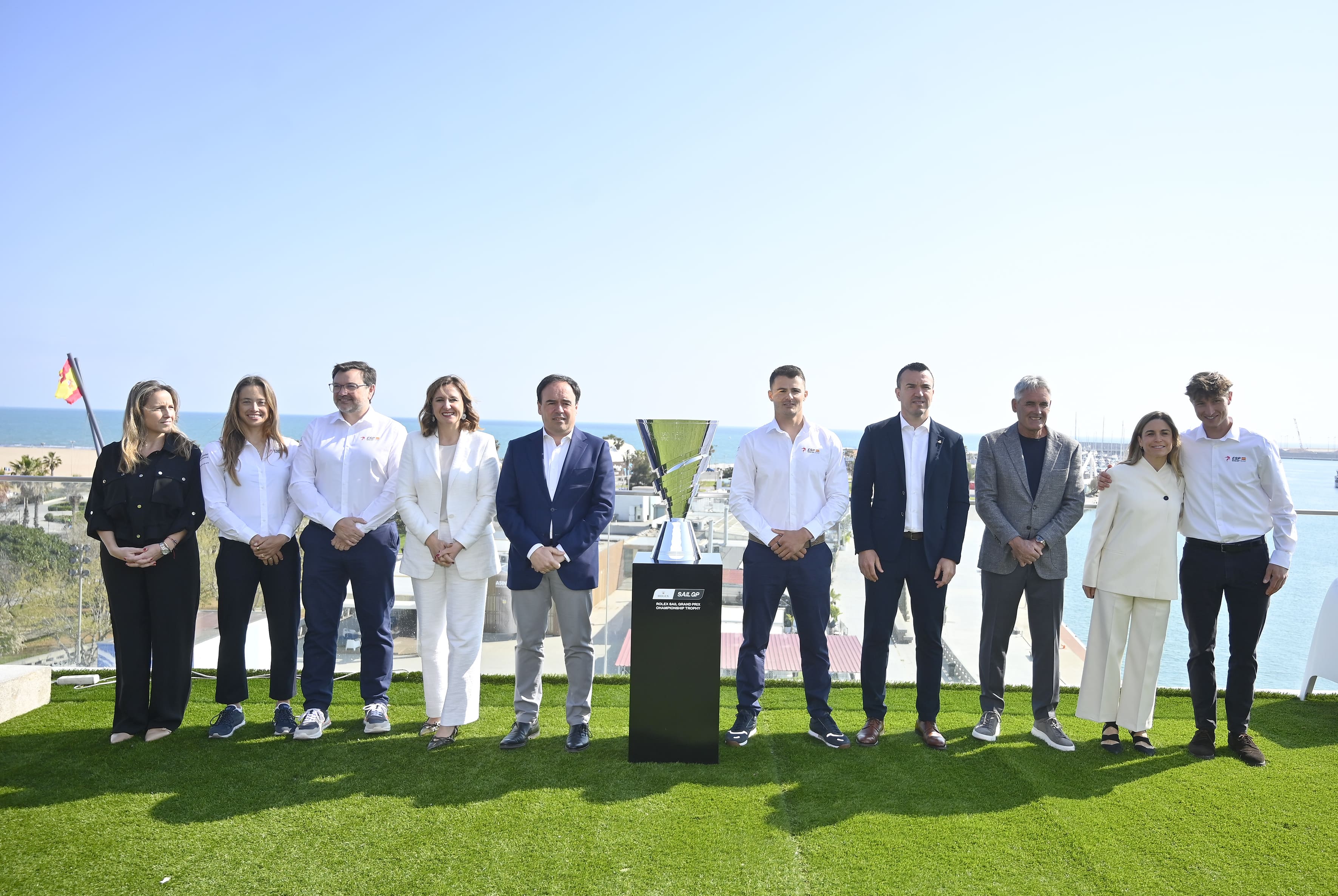 Imagen de la presentación del Sail GP en Valencia