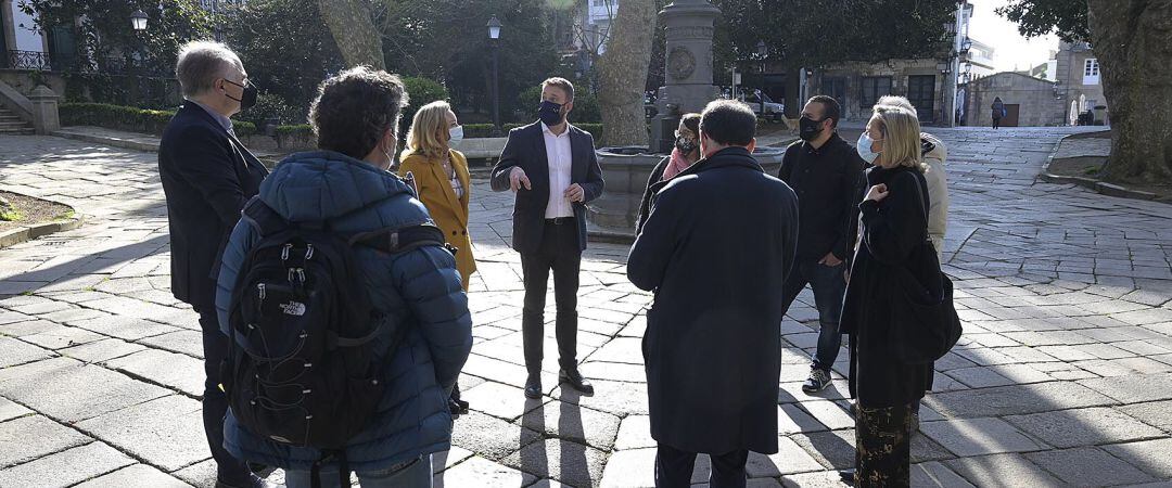 Gonzalo Trenor en la Plaza de Azcarraga