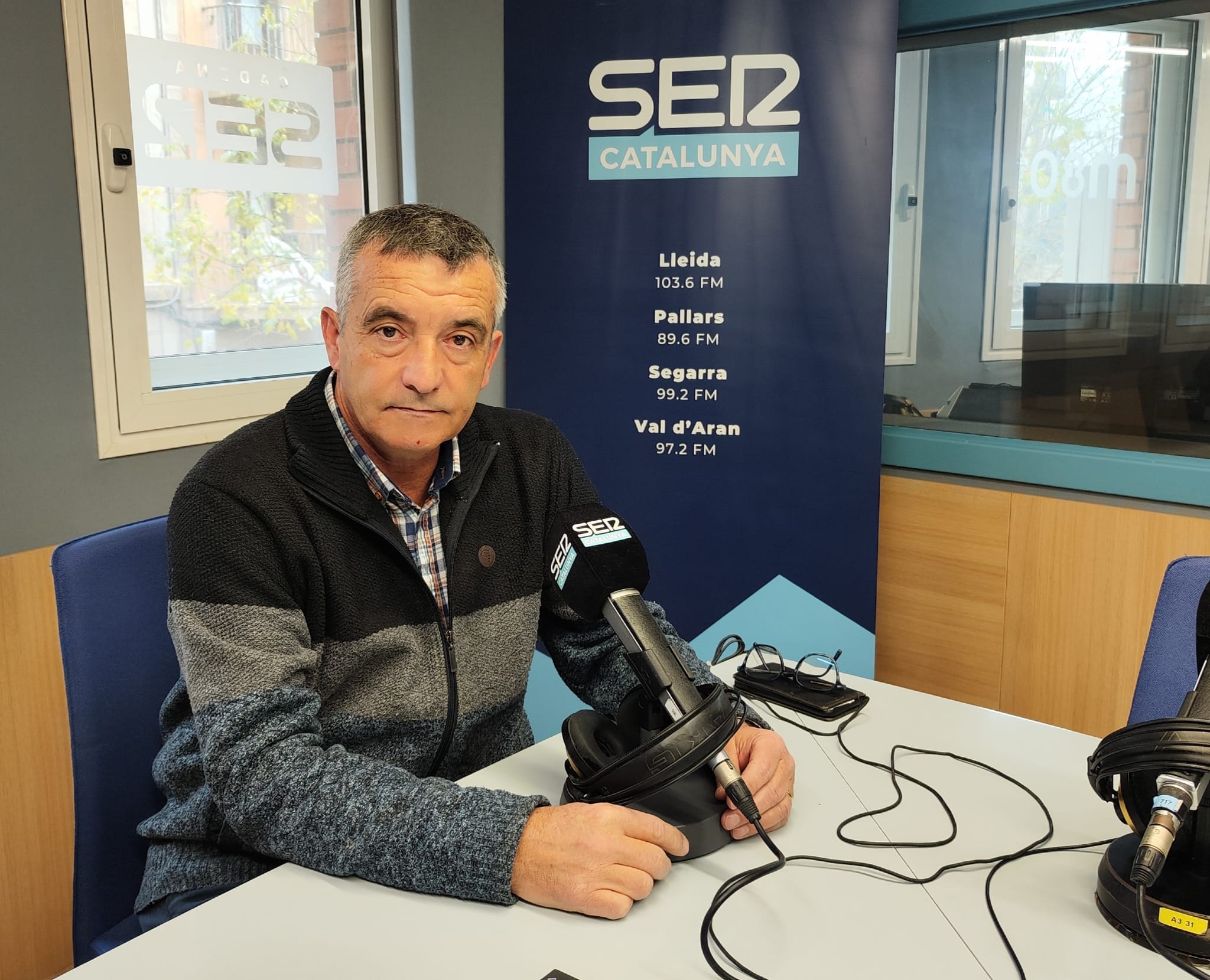 Adrià Drago, president de l'associació veïnal de Rufea i de la plataforma Lleida contra la MAT.