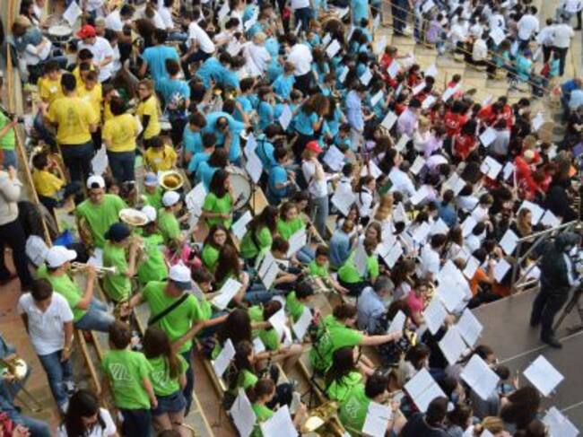 Bandas Juveniles participantes en el Guinness de la FSMCV.