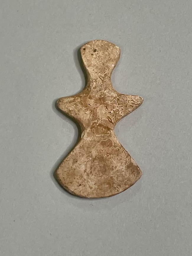 Ídolo cedido por PaleoMágina al Museo Provincial de Jaén