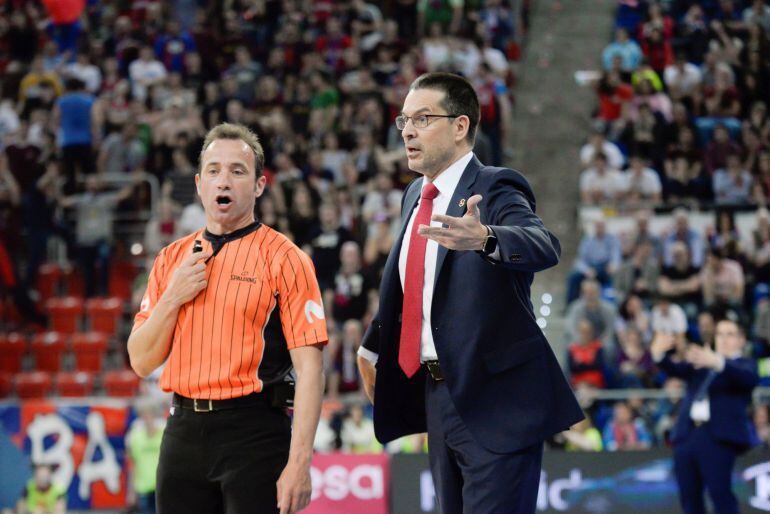 Pedro Martínez en el partido contra San Pablo.