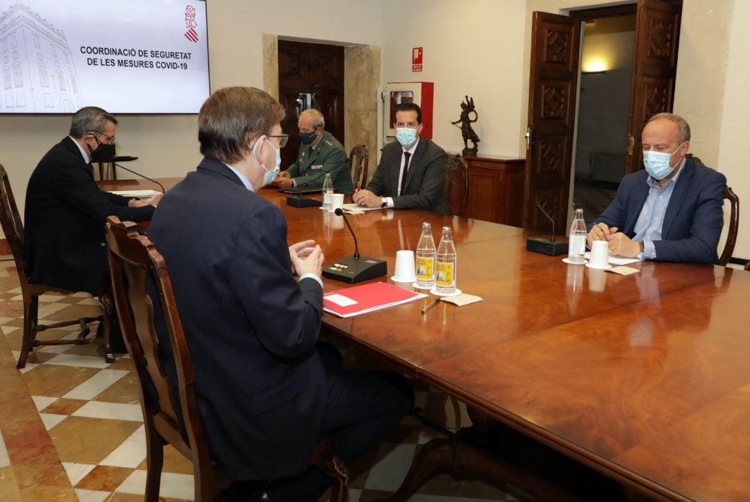 Reunión de seguridad para medidas de vigilancia por la Semana Santa en la Comunidad Valenciana 
