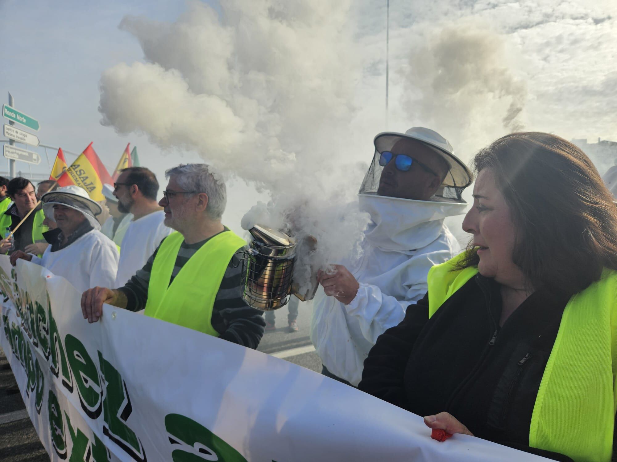 Protestas del sector primario en Cáceres