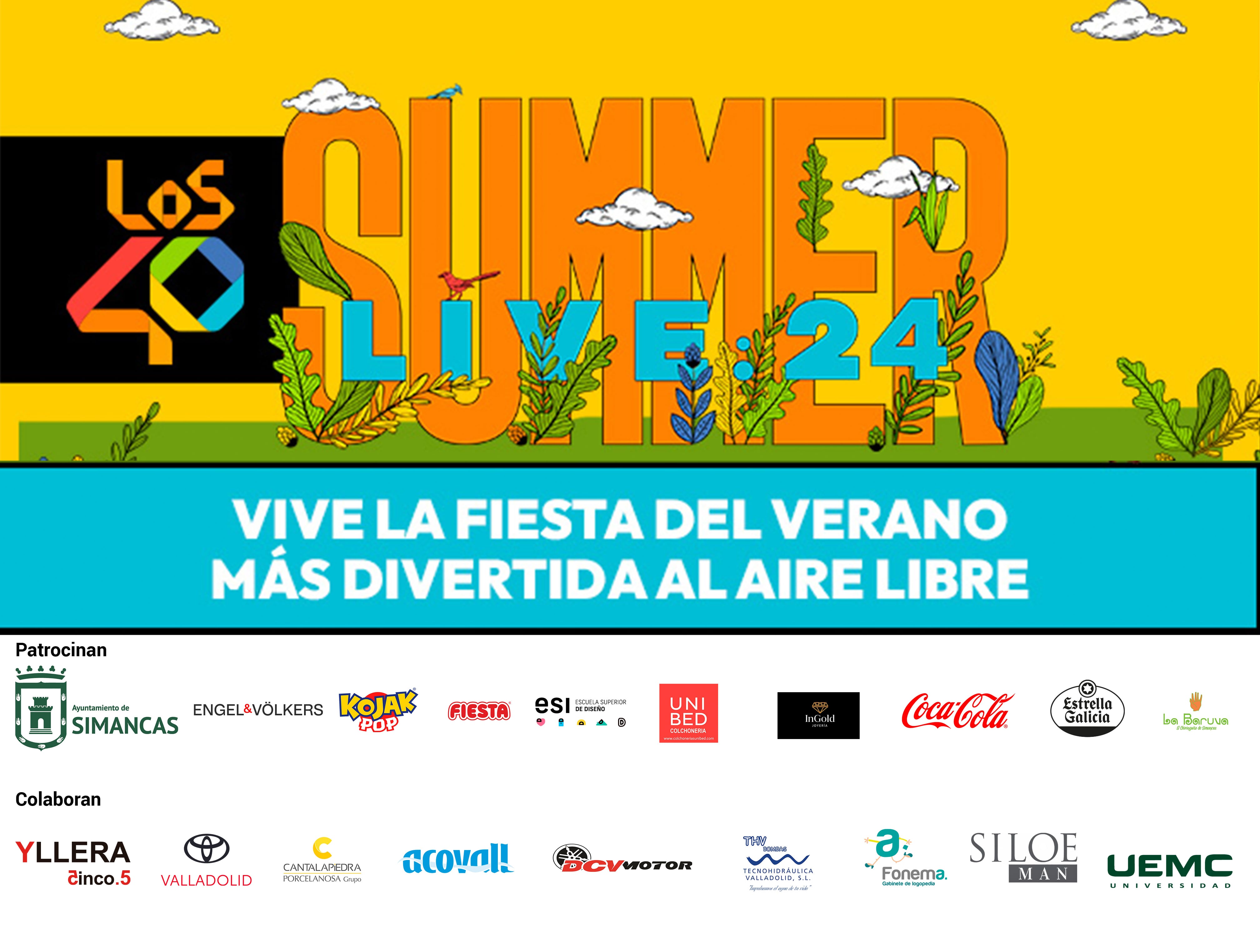 Los40 Summer Live Simancas 2024