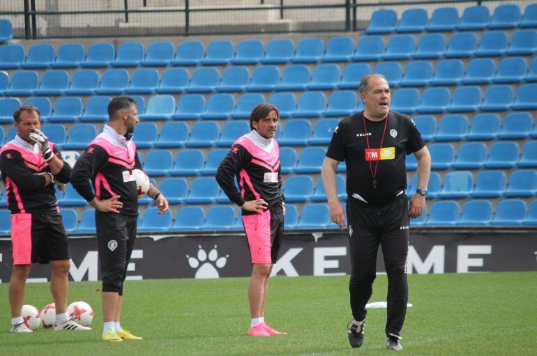 Visnjic durante un entrenamiento 