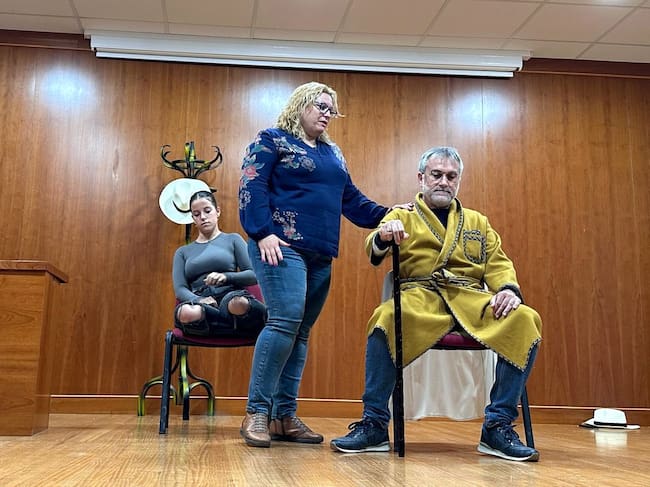 Escena de la obra "Si yo fuera Antonio Porpetta"