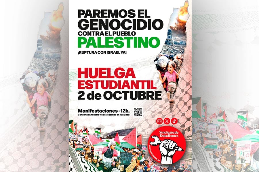 Convocatoria de huelga estudiantil contra el genocidio sobre el pueblo palestino