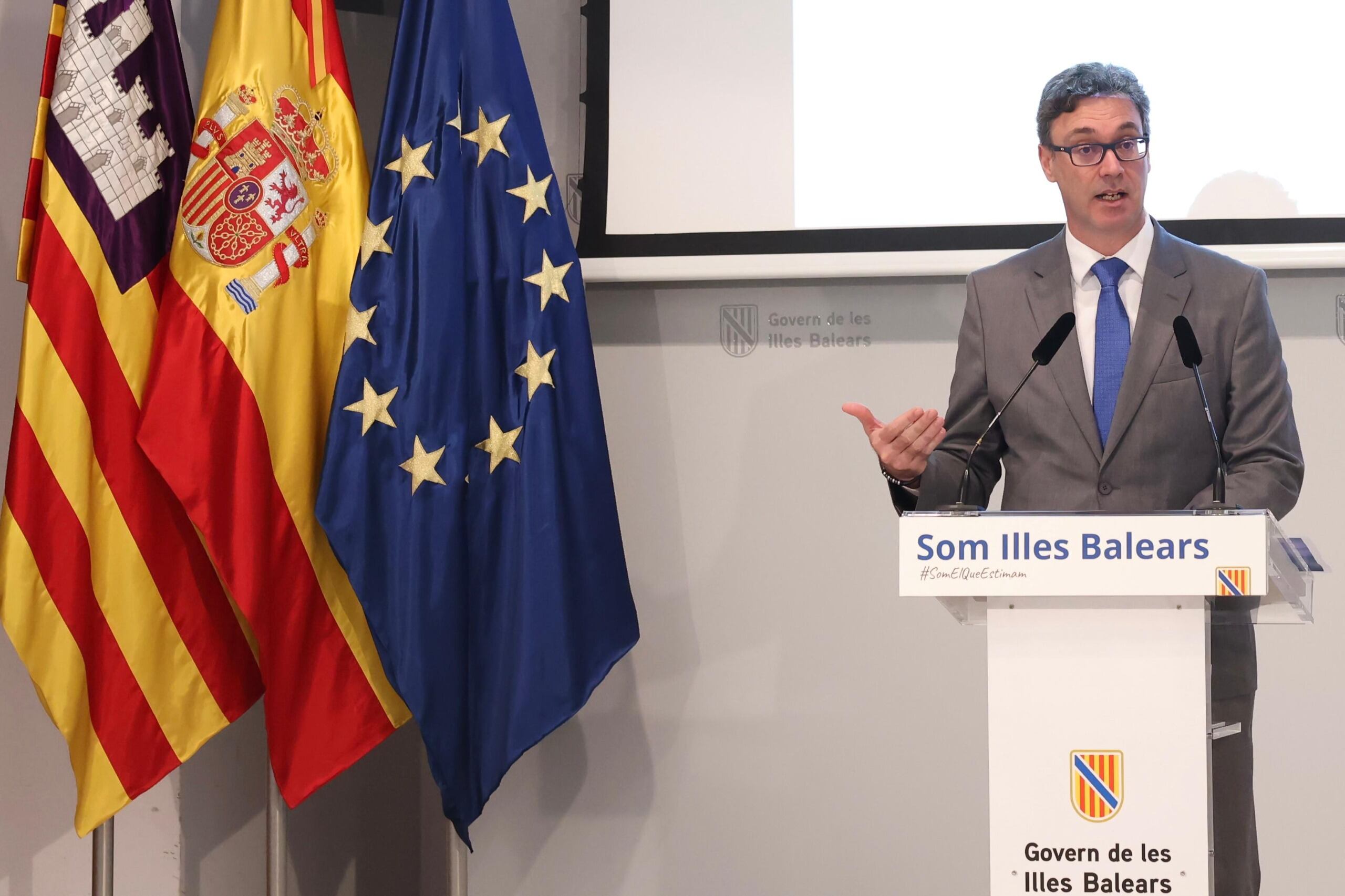 El vicepresidente Toni Costa en la presentación de los Presupuestos (CAIB)