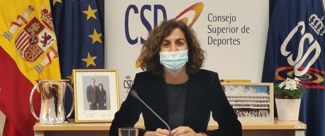 La presidenta del Consejo Superior de Deportes (CSD), Irene Lozano