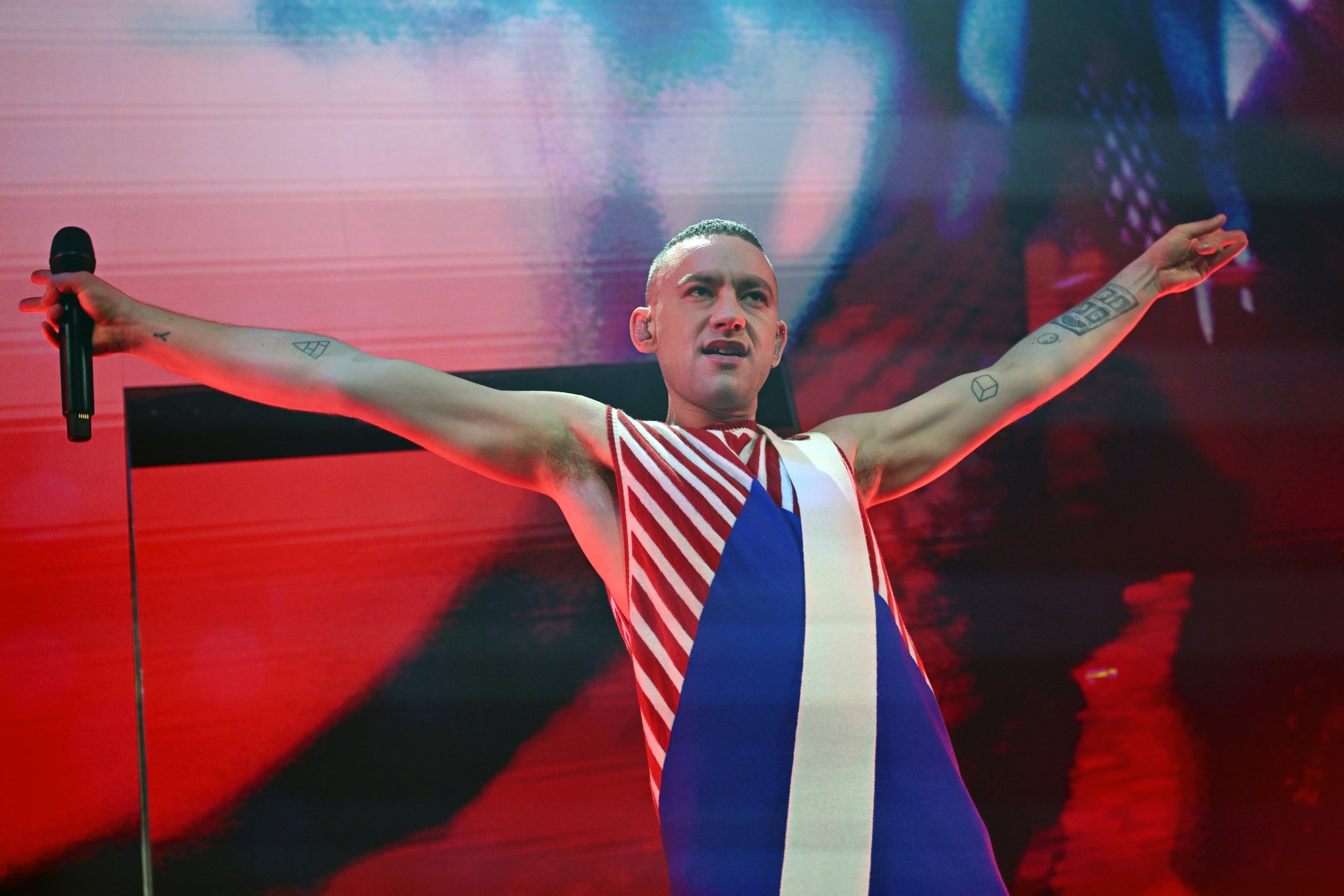 Olly Alexander durante la fiesta de Eurovisión 2021 en Londres. (Photo by Jeff Spicer/Getty Images)