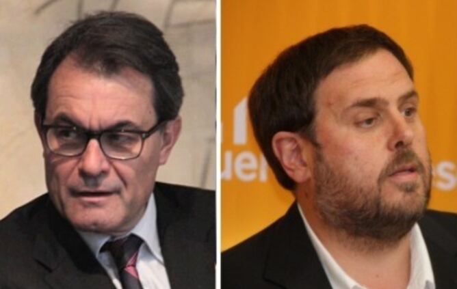 Artur Mas i Oriol Junqueras