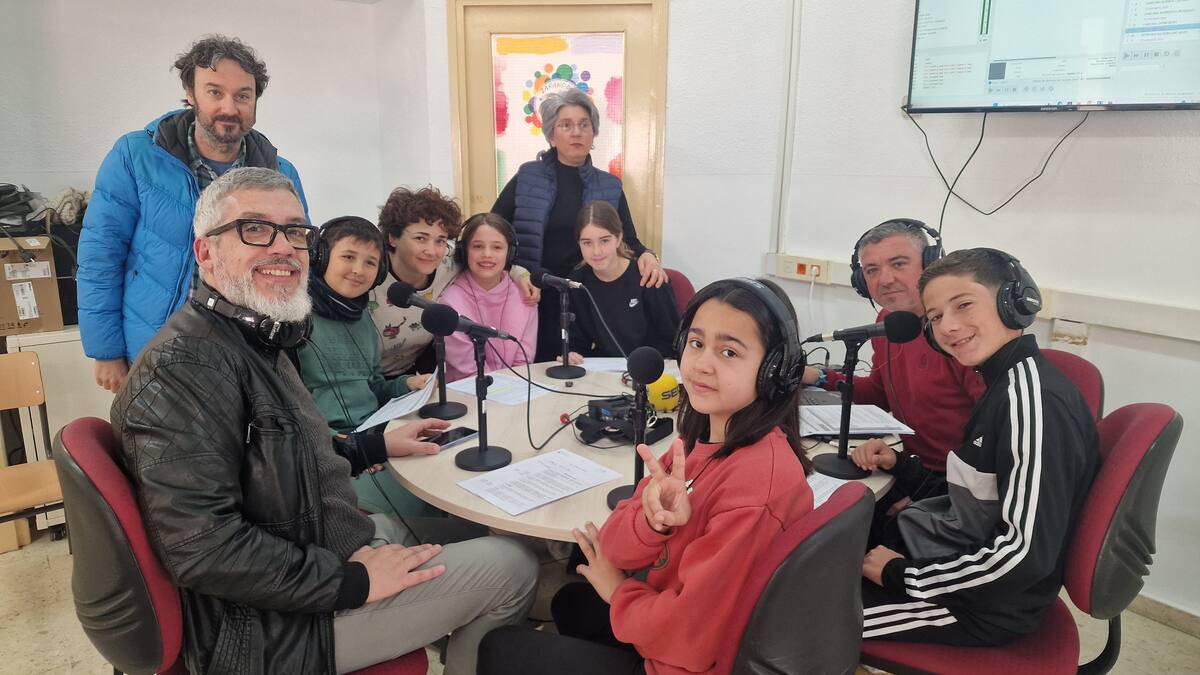 Hoy por hoy Murcia participa en el taller de radio del colegio San Félix de Zarandona (Murcia)