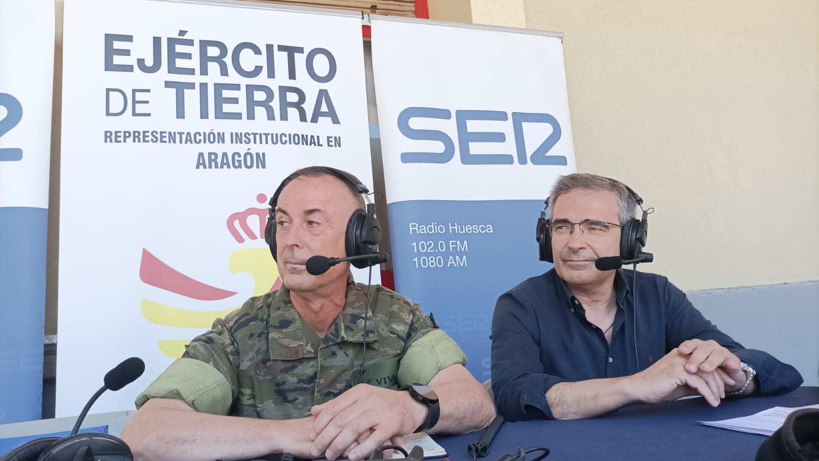 General Jefe José Manuel Vivas junto a Roberto Garzo