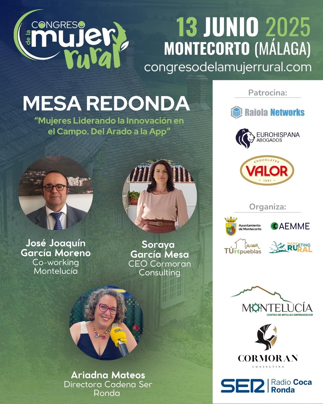 Cartel anunciador del Congreso de la Mujer Rural de Montecorto