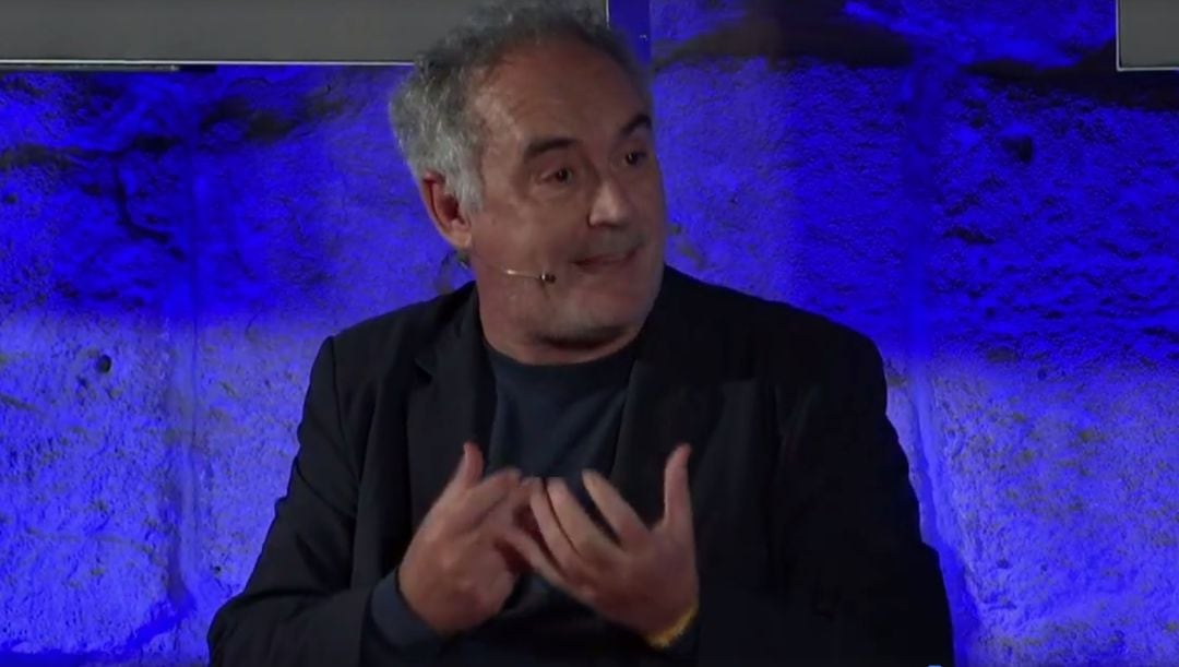 Ferran Adrià, durante su intervención en &#039;Conduce como piensas&#039;.