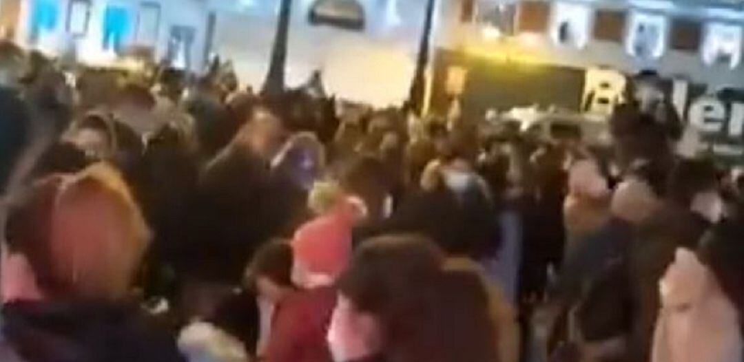 La Puerta del Sol este sábado.