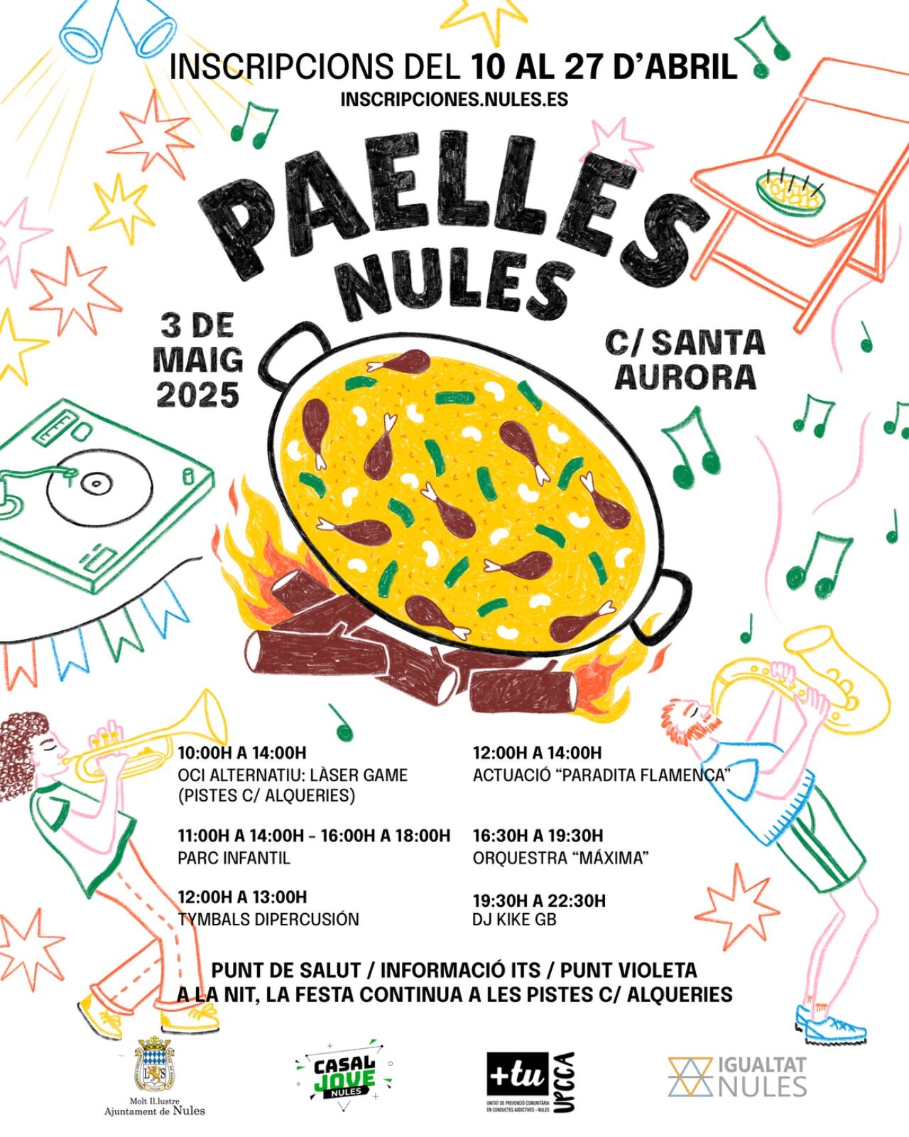 Cartel Paellas Nules 2025