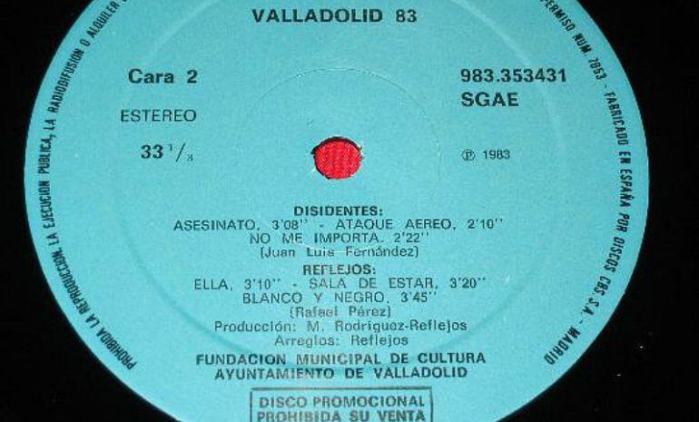 Contenido del disco &#039;Valladolid 83&#039;, editado por el Ayuntamiento de Valladolid