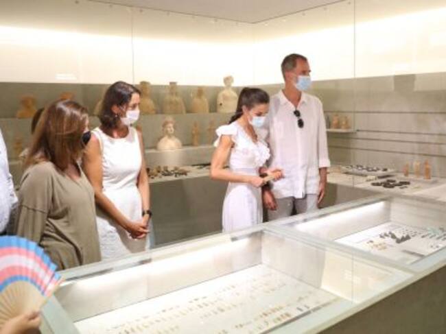 Los Reyes en el Museo Arqueológico