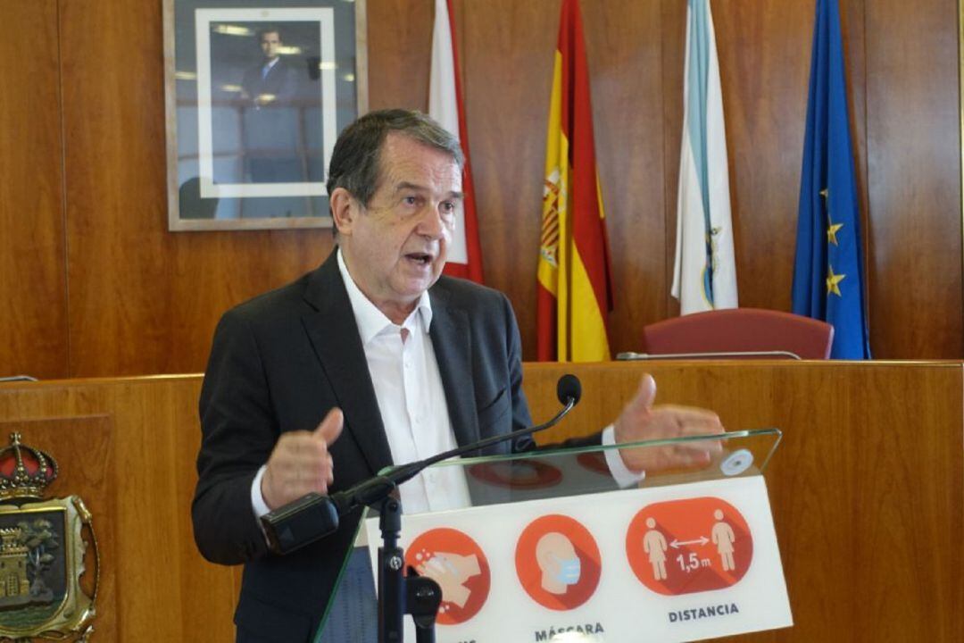 Abel Caballero en rueda de prensa