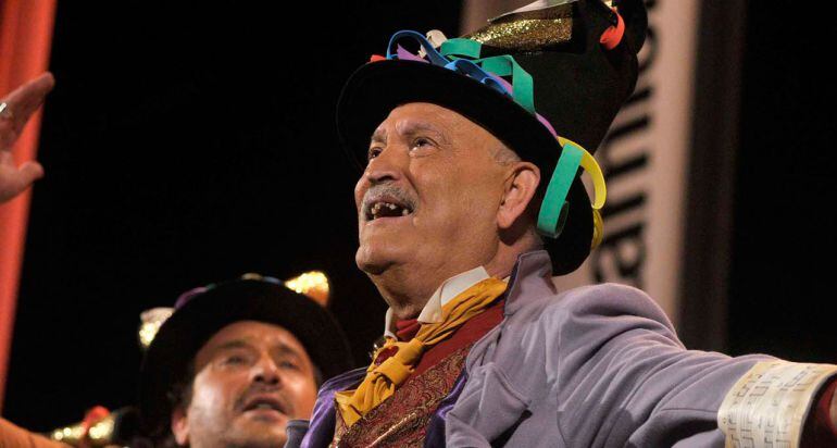 Pedro el de los Majaras, pregonero del Carnaval de Cádiz