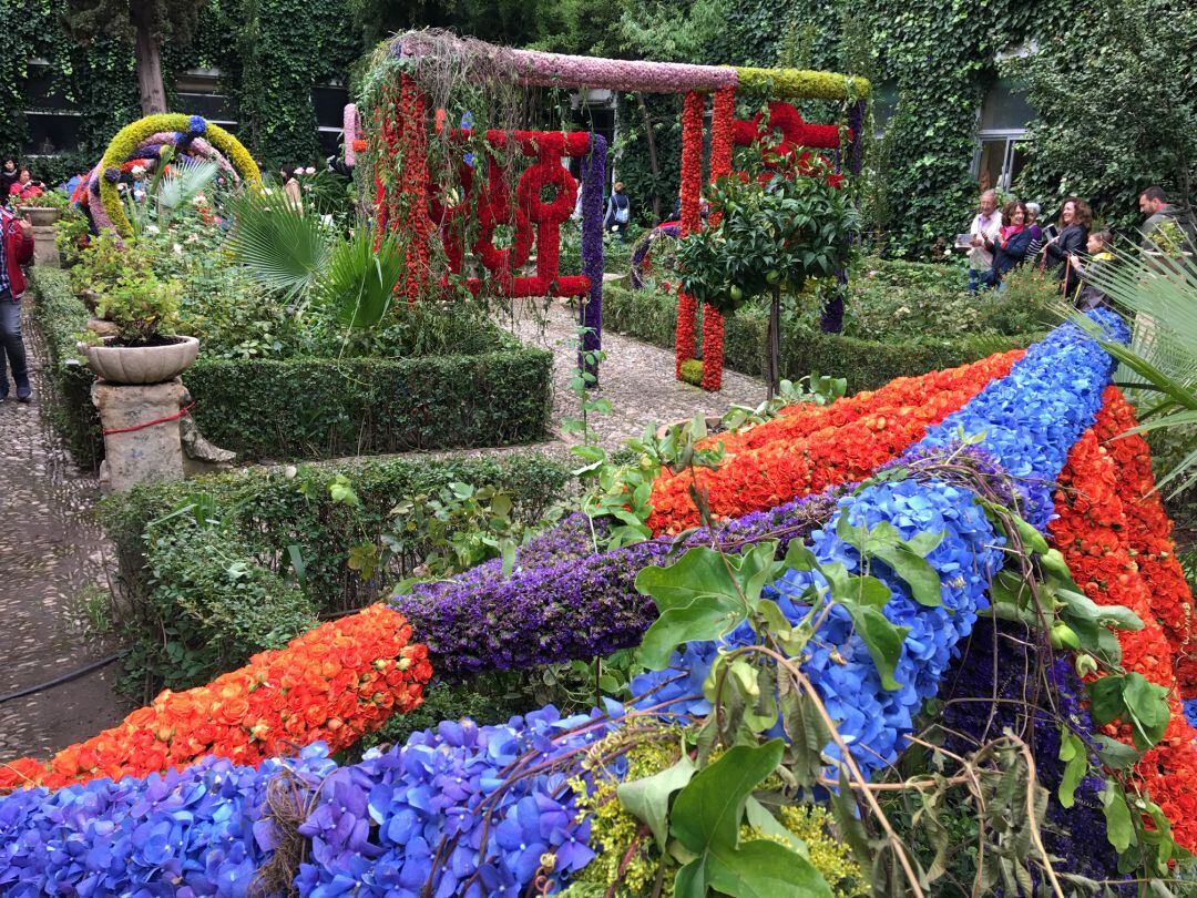 Intervención floral ganadora en 2018