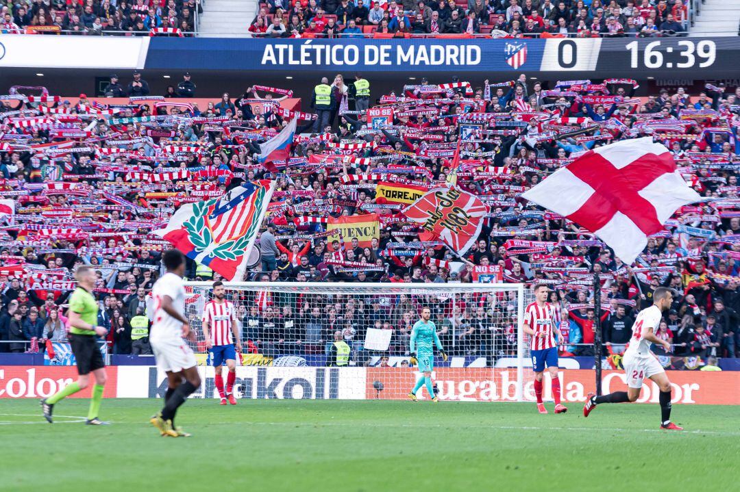 Partido Atlético de Madrid - Sevilla, 7 de marzo de 2020.