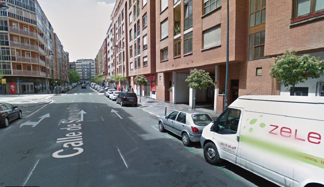 Calle en la que fue atropellada la mujer de 96 años en silla de ruedas