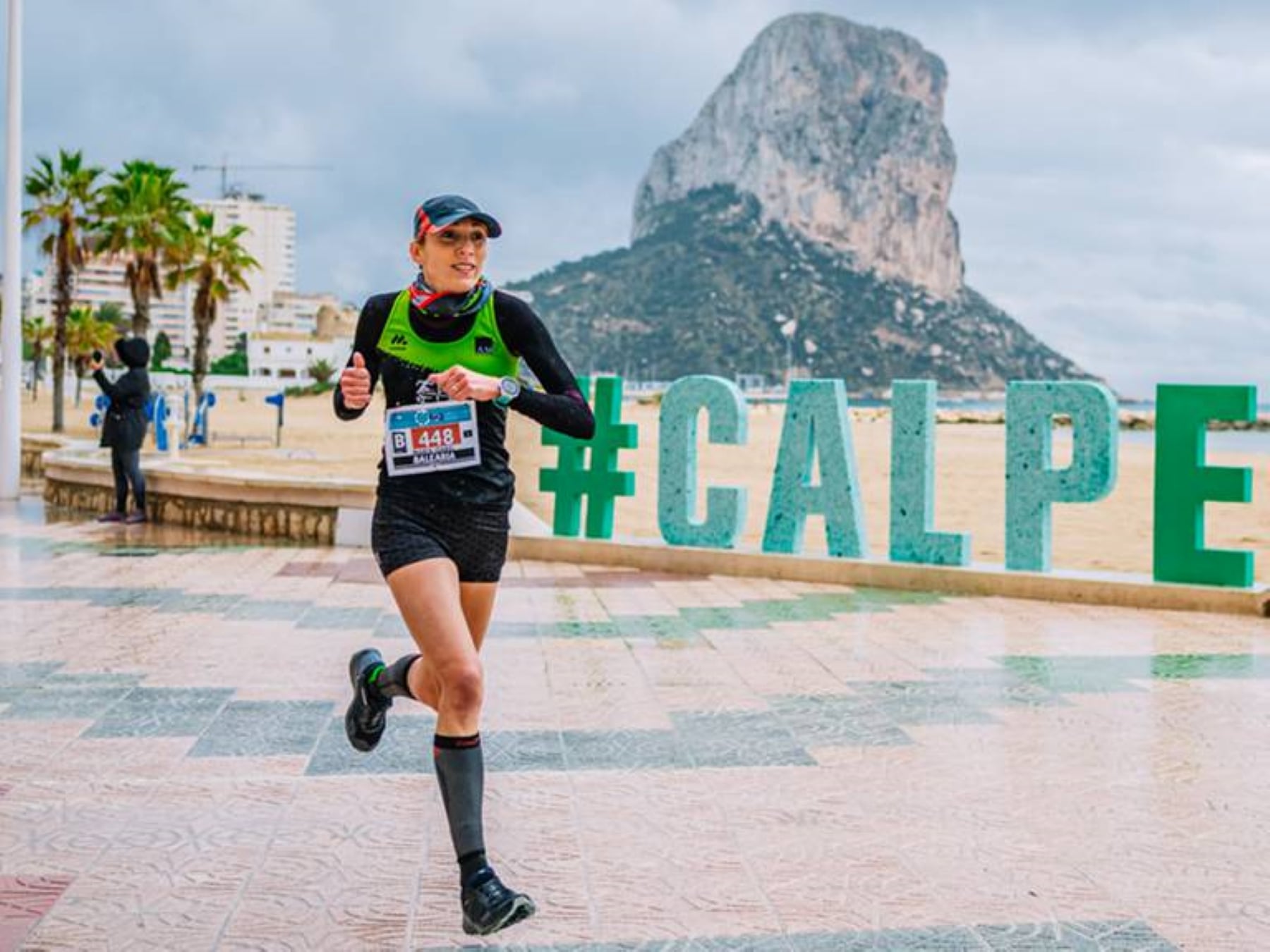 María Isabel Ferrer, en la Volta a Peu de Calp en su edición de 2022.