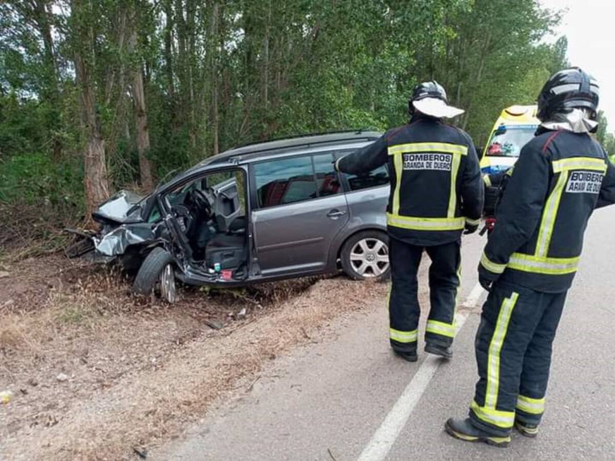 Un herido tras salirse de la carretera el coche que conducía