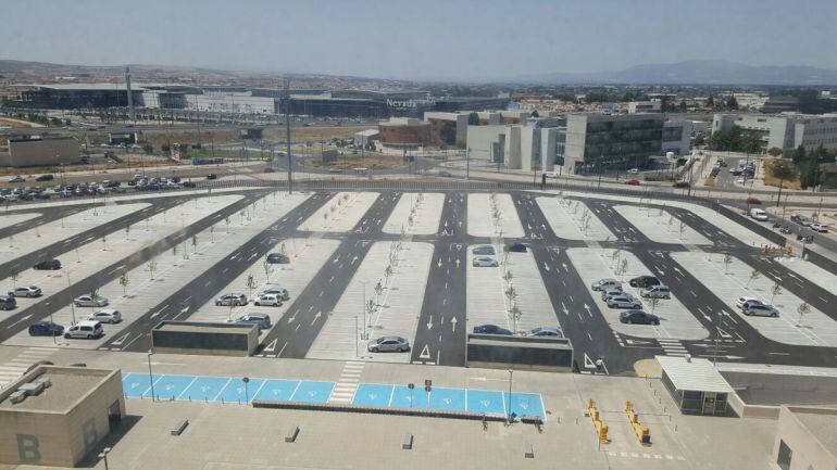 Aparcamiento del nuevo hospital de Granada