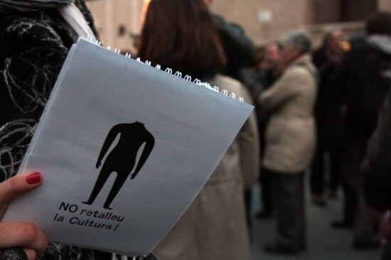 Aara fa un any el món de la cultura ja va sortir al carrer per manifestar-se contra les retallades