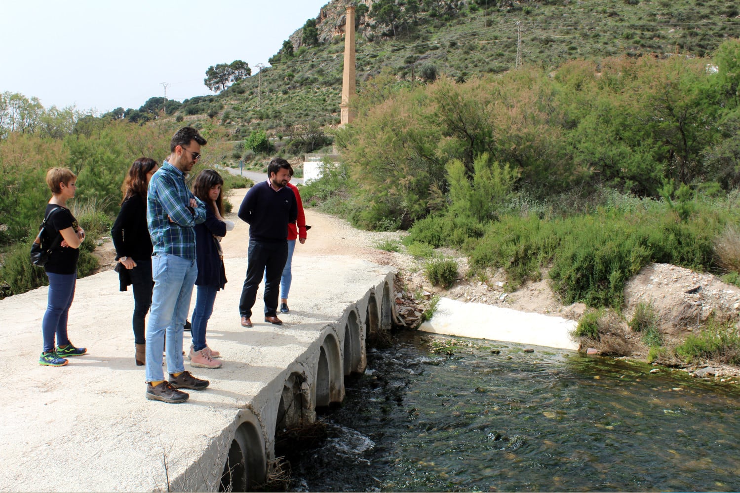 Visita al río Vinalopó a su paso por Novelda