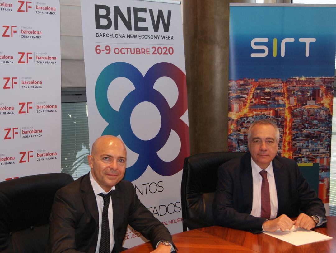 David Garriga CEO Fundador SIRT i Pere Navarro delegat CZFB.