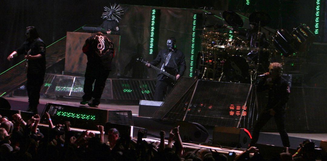 Slipknot en el Mayhem Festival 2008. 