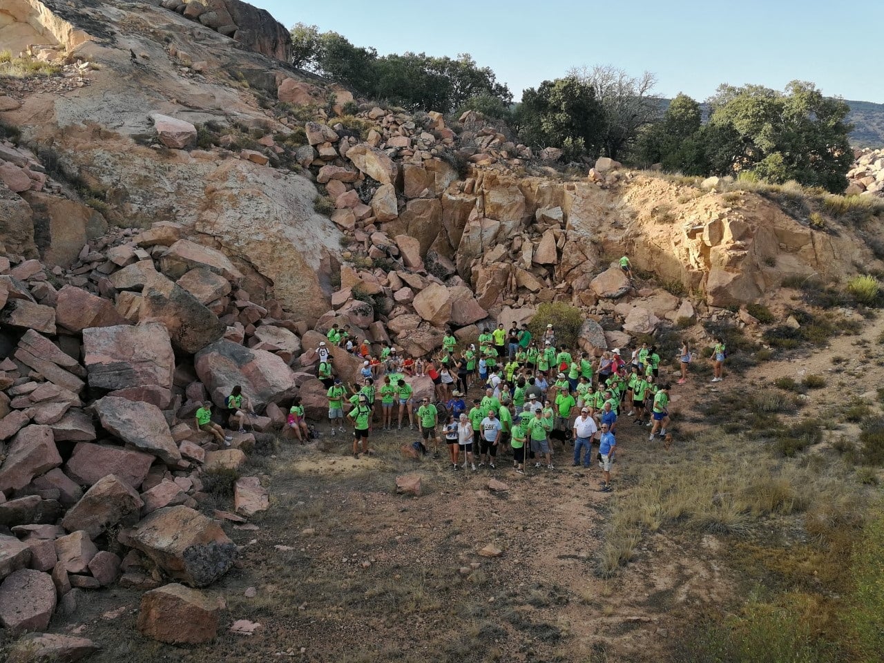 Protesta contra las minas a cielo abierto en el Valle del Corneja. Archivo