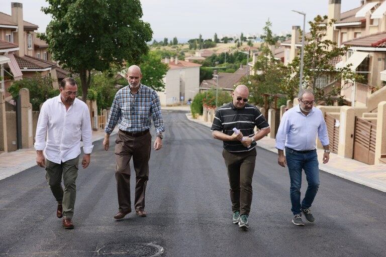 Continúan las obras de remodelación integral de la zona del Barrio de Moncayo de Colmenar Viejo