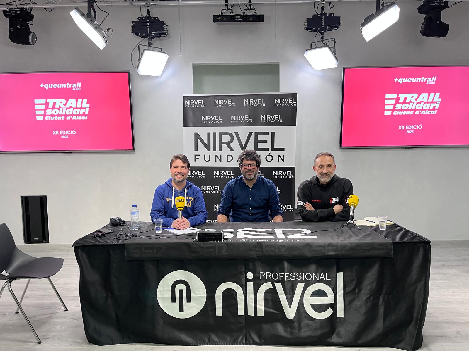 Programa SER Deportivos desde Nirvel para hablar del Trail y del congreso de investigadores de cáncer en Alcoy