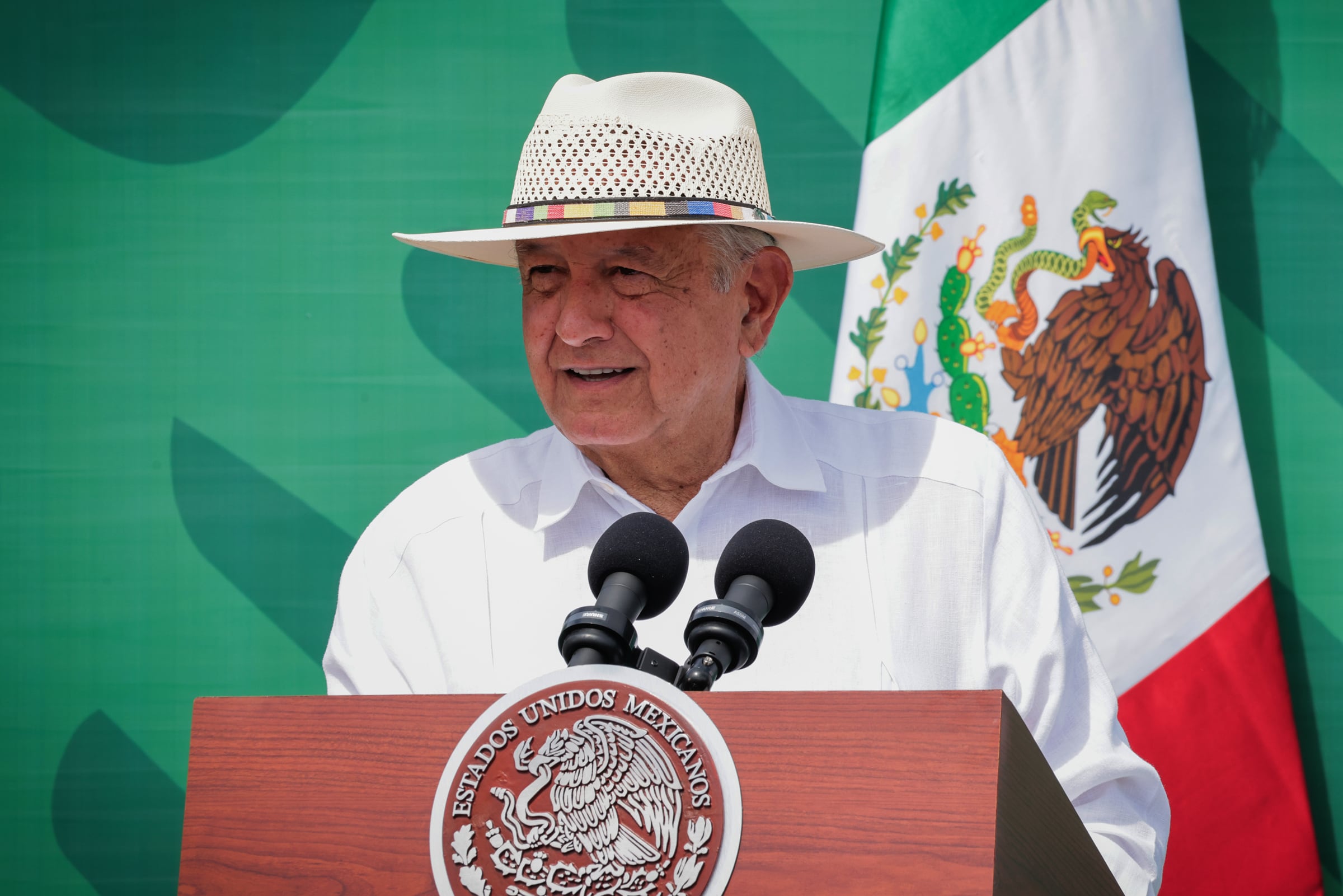 Fotografía que muestra al mandatario mexicano Andrés Manuel López Obrador