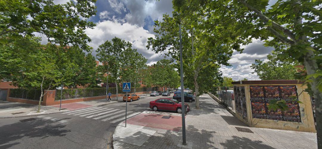 La calle Gregorio Marañón de Valdemoro, lugar de la detención