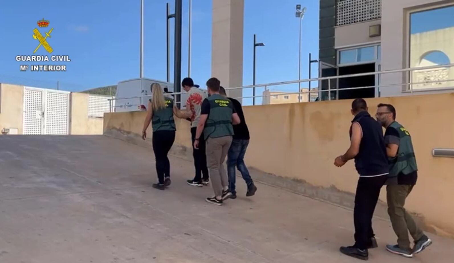 Imagen de los detenidos