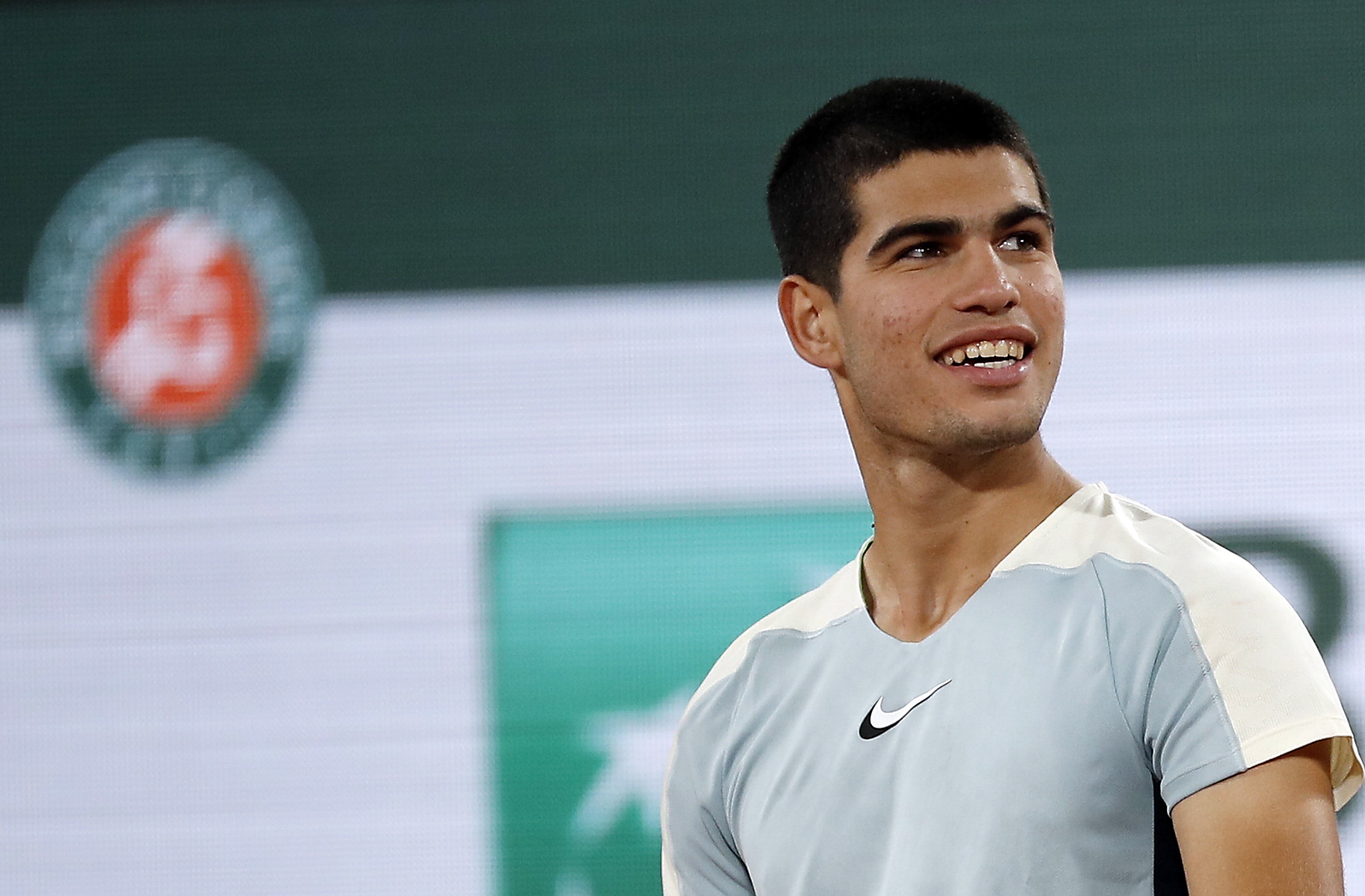 Alcaraz, el pasado mes de mayo, en Roland Garros.