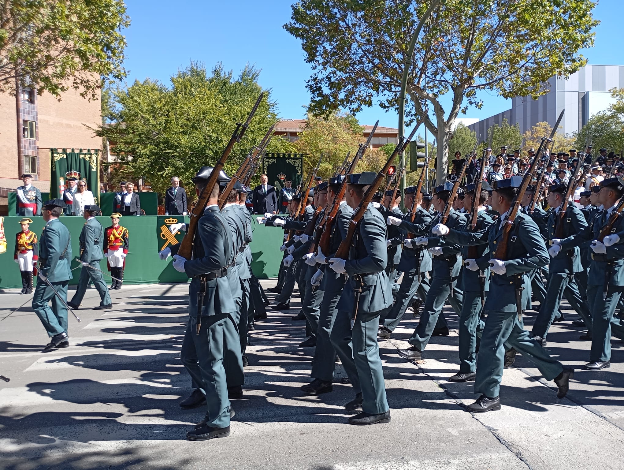 Acto central de la Guardia Civil en Cuenca con motivo de la festividad de su patrona, la Virgen del Pilar