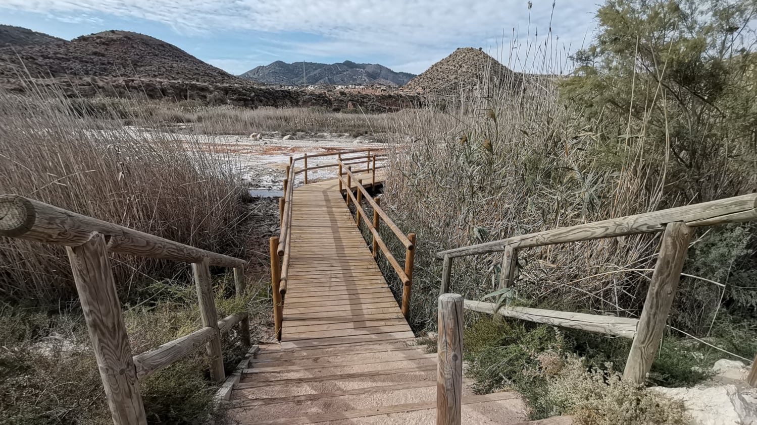 Tramo del sendero a la Sierra del Cid