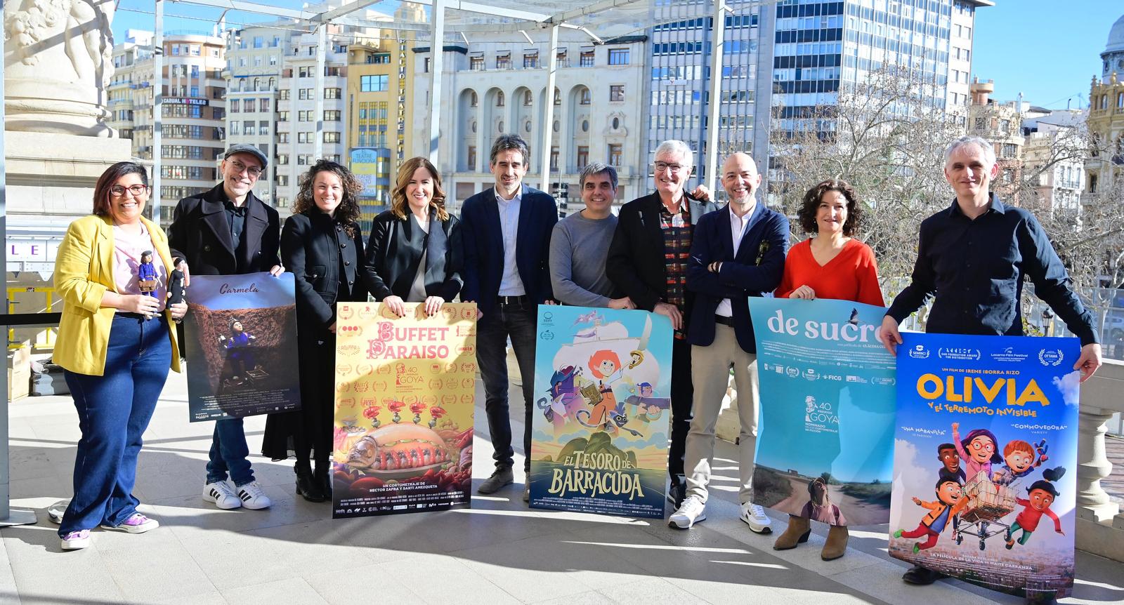 Recepción a los nominados a los Premios Goya en el Ayuntamiento de València